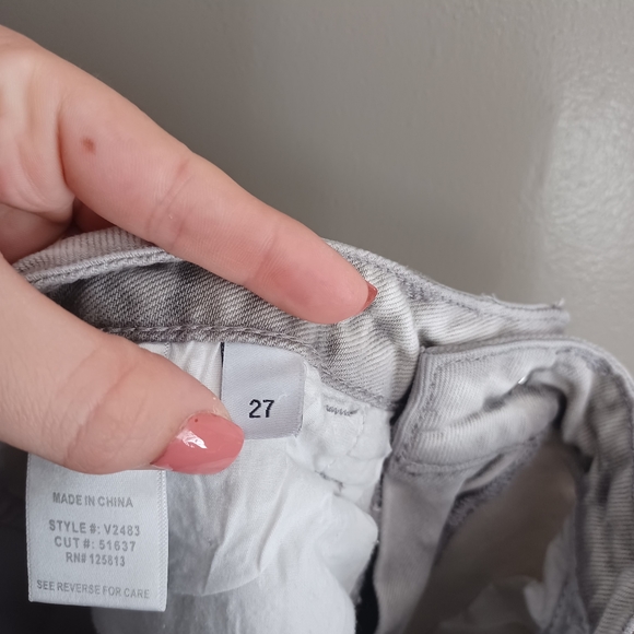 Vervet By Flying Monkey Jeans Acid Wash hi rise Flared - Picture 11 of 13